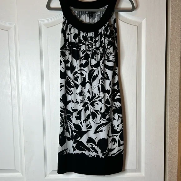 Carole Little Black & White Sleeveless Dress Size 10 - Picture 1 of 5